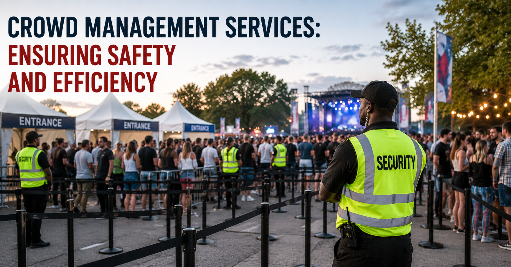 Crowd Management Services: Ensuring Safety and Efficiency