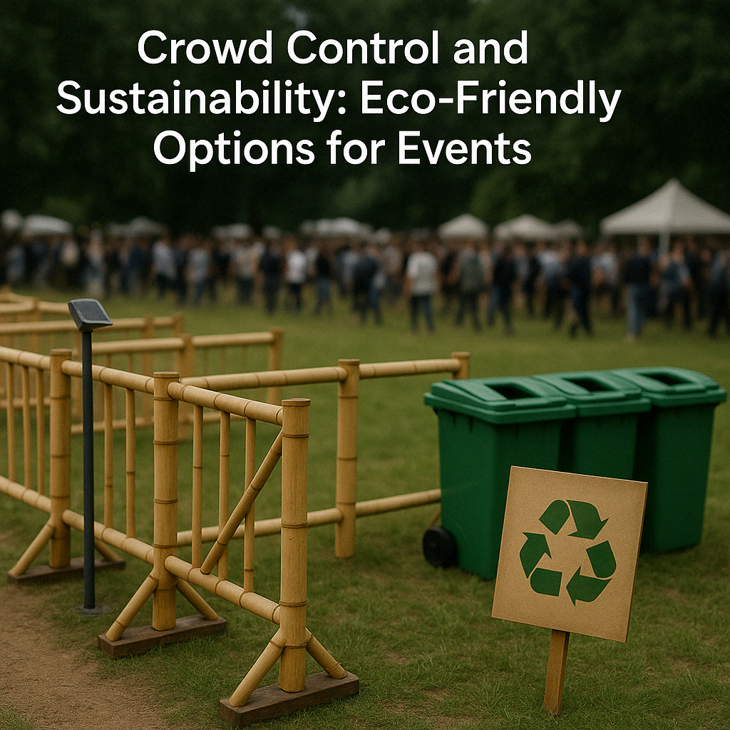 Crowd Control and Sustainability: Eco-Friendly Options for Events