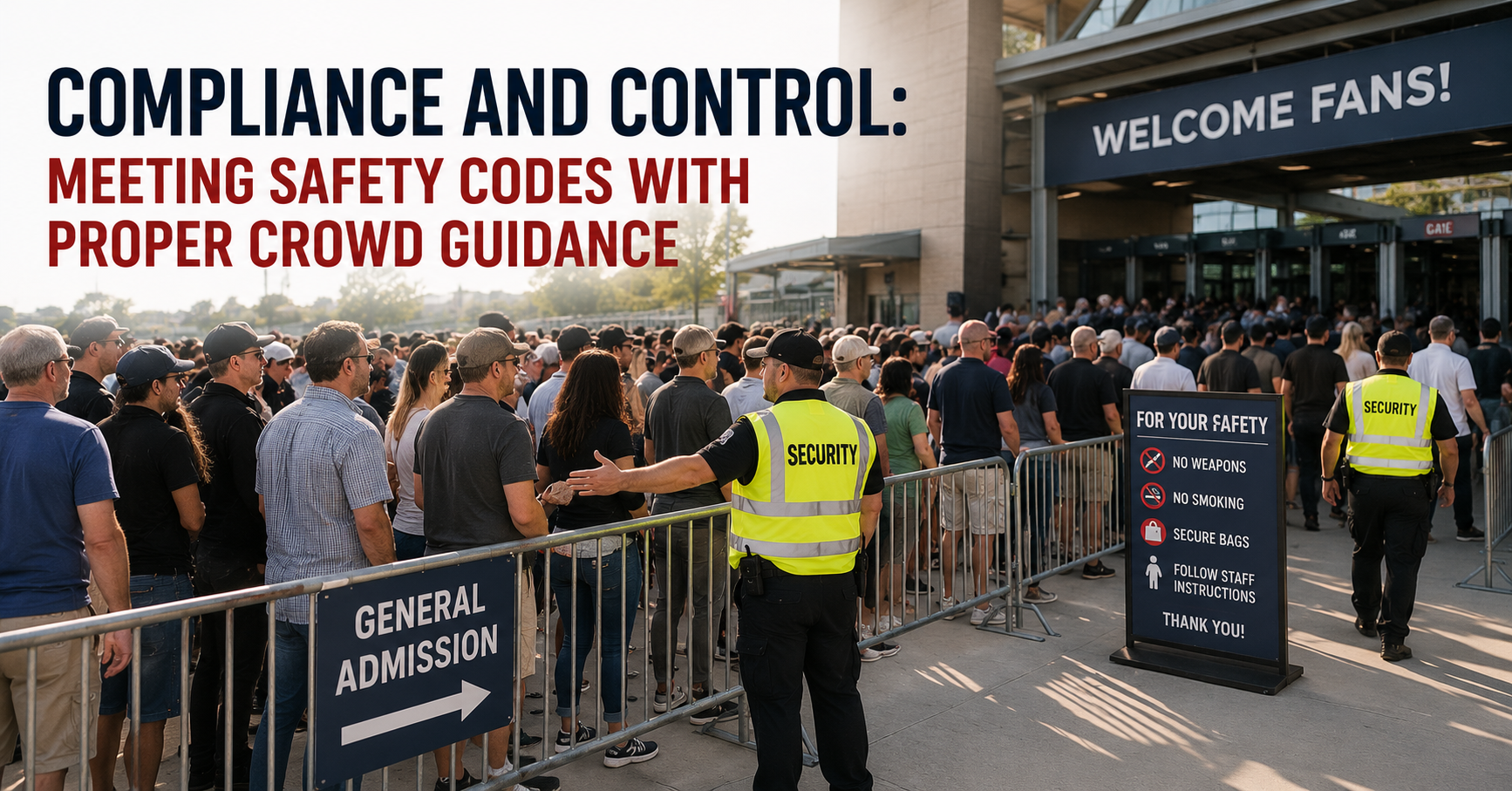 Compliance and Control: Meeting Safety Codes with Proper Crowd Guidance