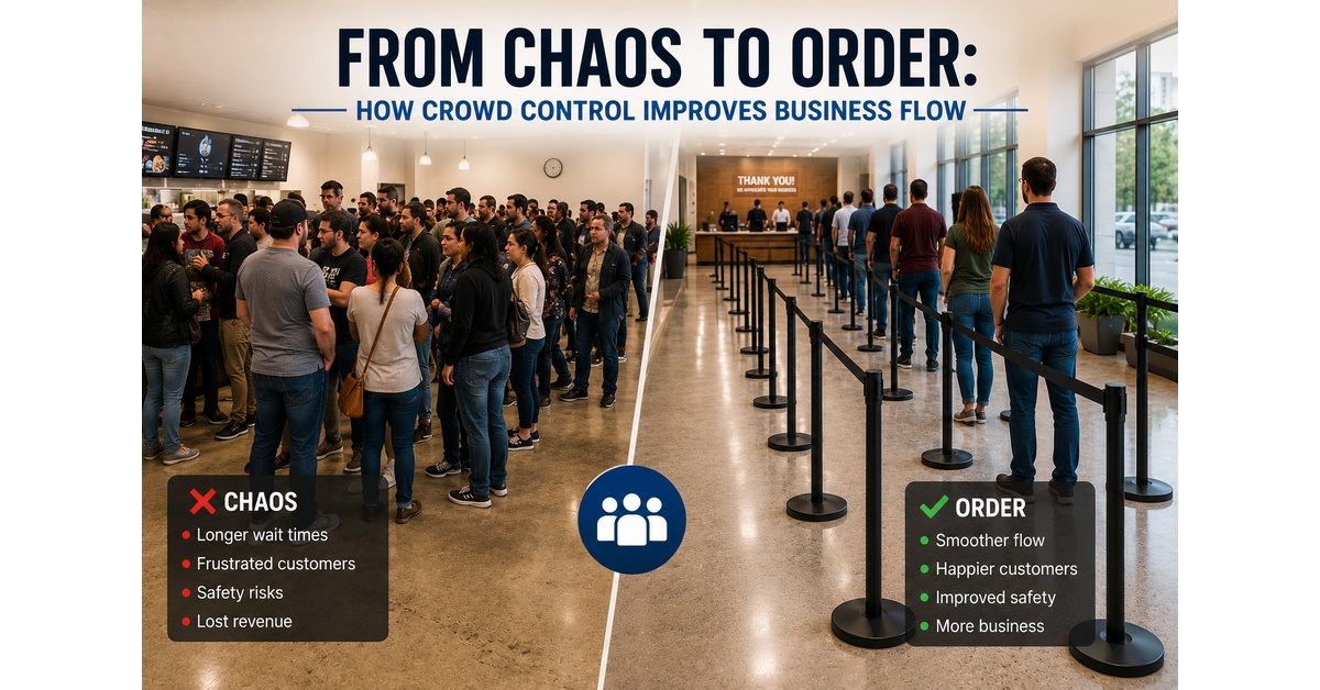 From Chaos to Order: How Crowd Control Improves Business Flow