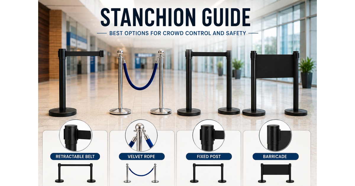 Stanchion Guide: Best Options for Crowd Control and Safety
