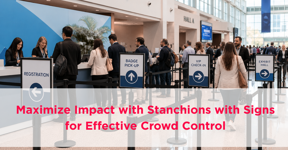 Maximize Impact with Stanchions with Signs for Effective Crowd Control