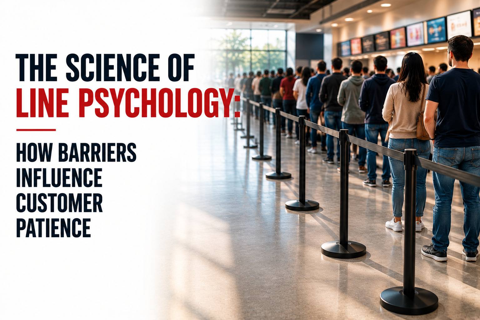The Science of Line Psychology: How Barriers Influence Customer Patience