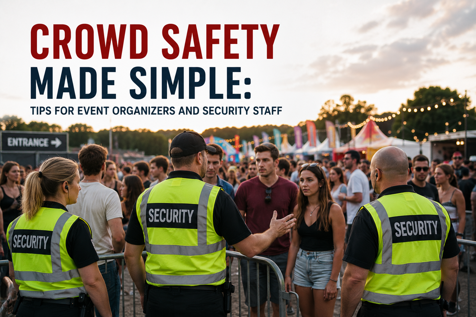 Crowd Safety Made Simple: Tips for Event Organizers and Security Staff