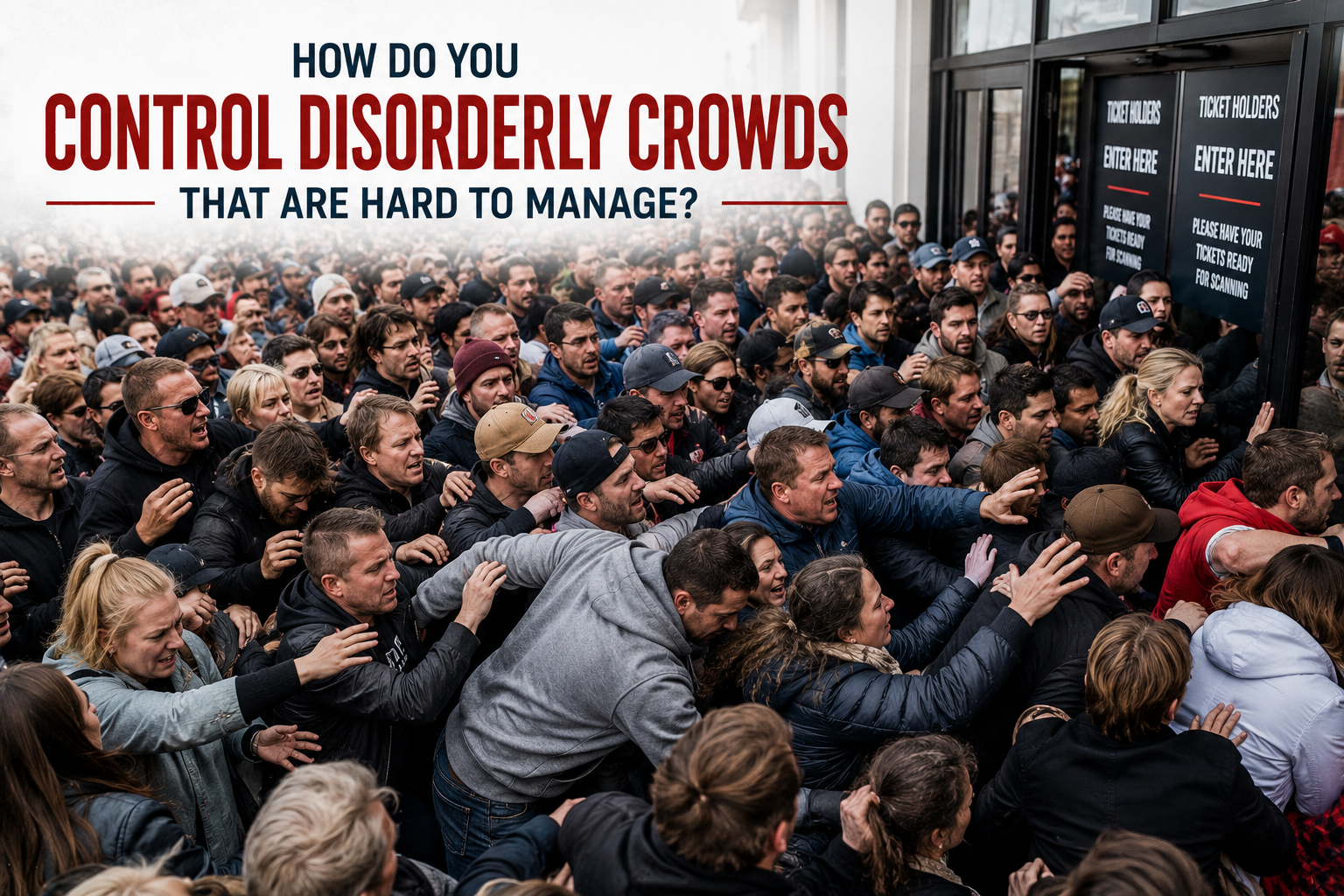 How Do You Control Disorderly Crowds That Are Hard to Manage?