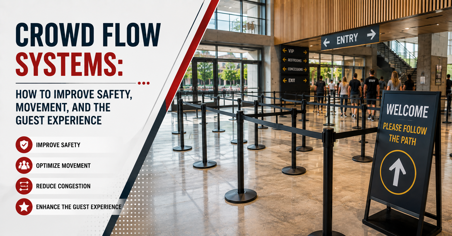 Crowd Flow Systems: How to Improve Safety, Movement, and the Guest Experience