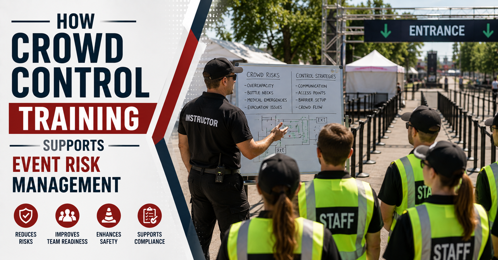 How Crowd Control Training Supports Event Risk Management